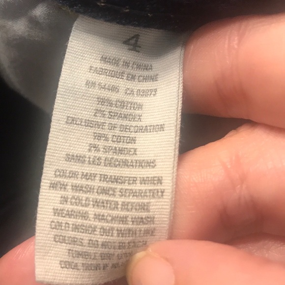 American Eagle Denim Stretch Jean Shorts Size 4 - Picture 6 of 6